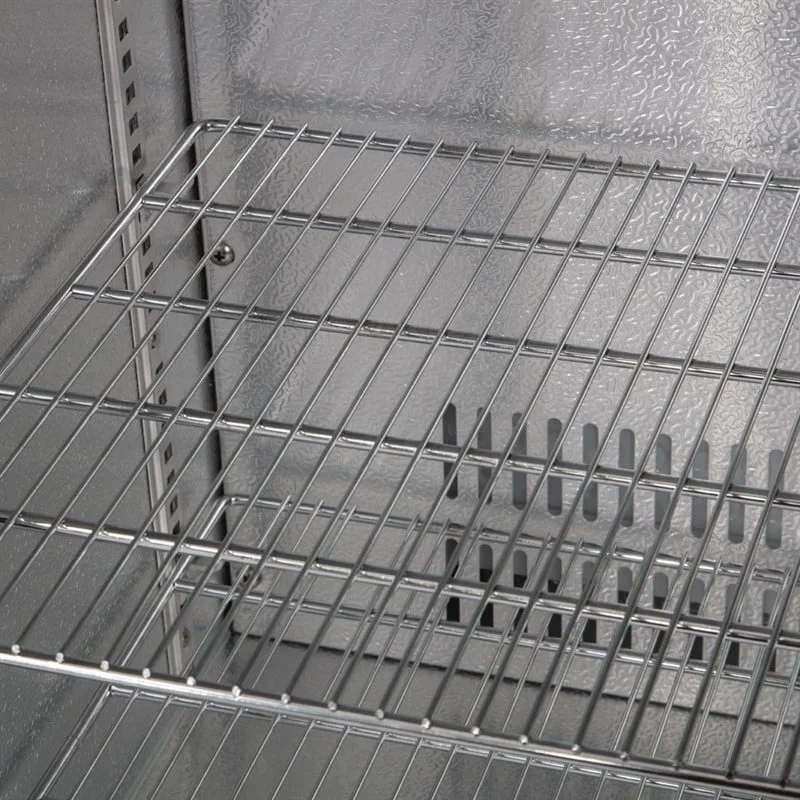 Arrière-bar réfrigéré Polar Série G 2 portes abattantes, 198 L