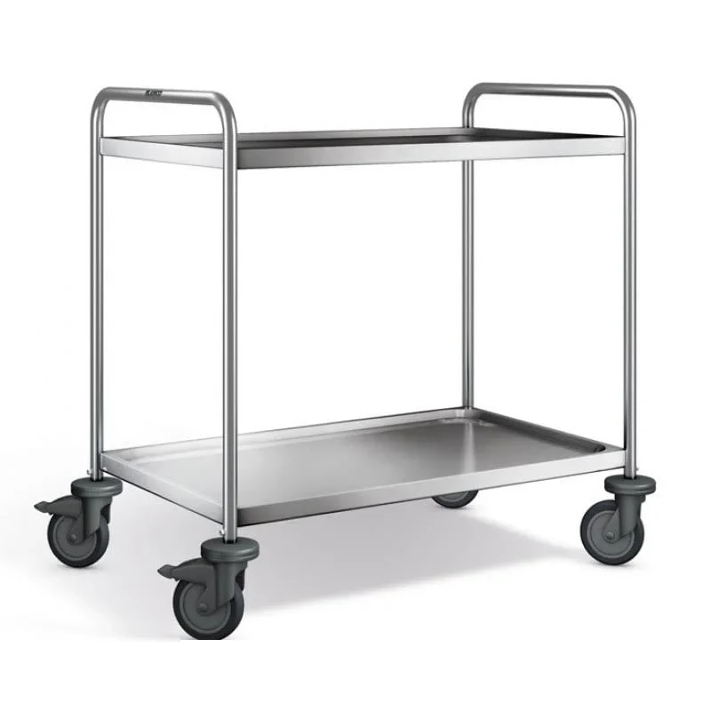 B.PRO Chariot de service SW 9 x 6-2, roulettes en plastique