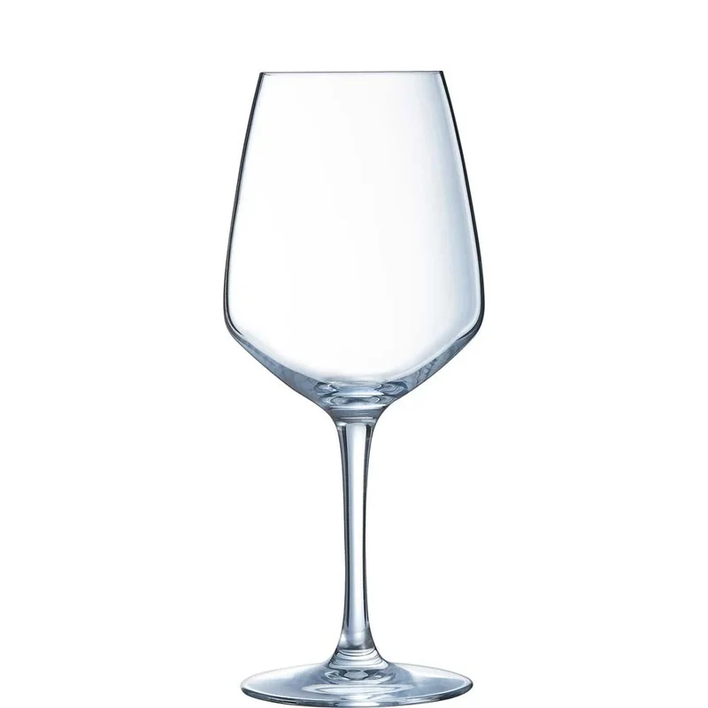 Verre à vin Arcoroc V. Juliette 30 cl avec traits de jauge à 0,1 et 0,2 l, boîte Party de 12