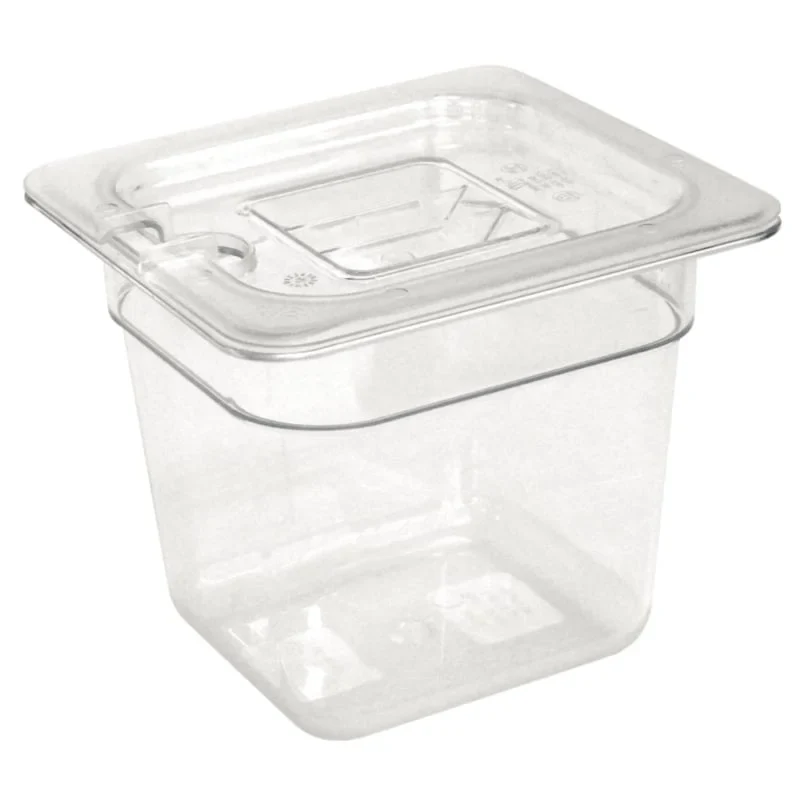 Bac GN 1/6 Vogue en polycarbonate - profondeur 150 mm