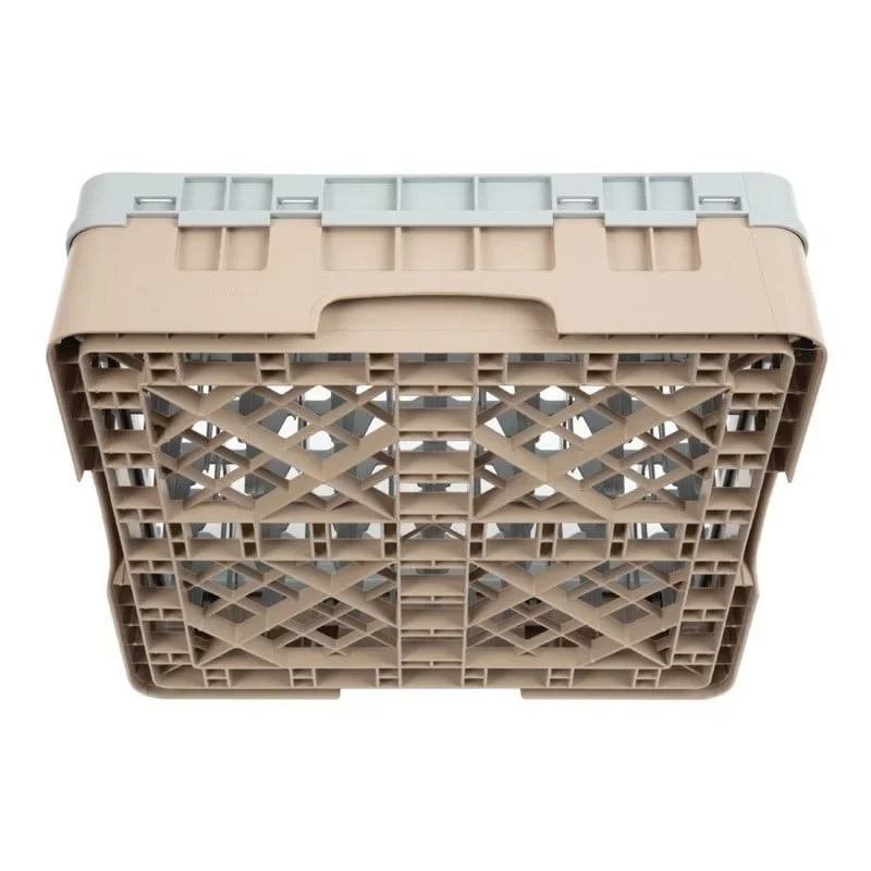 Cambro Panier de lavage pour verres beige avec 49 compartiments hauteur de verre max 9,2cm