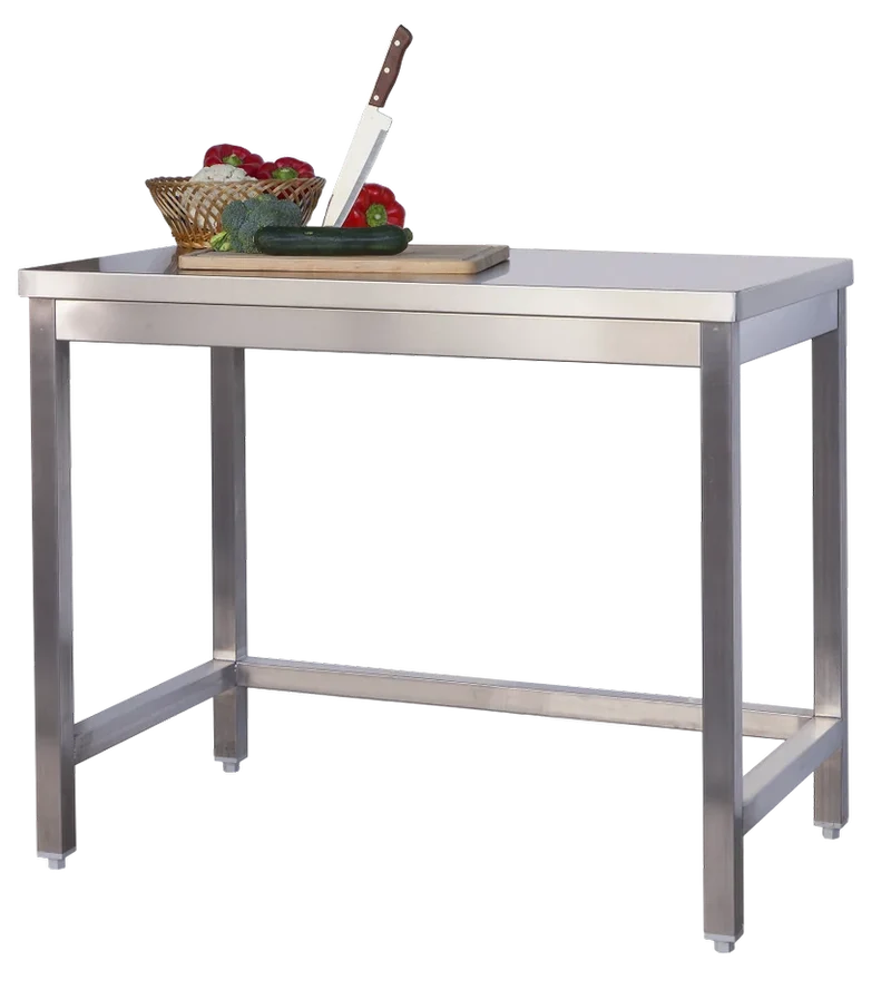 Table de travail professionnelle en inox 2000 x 700 mm
