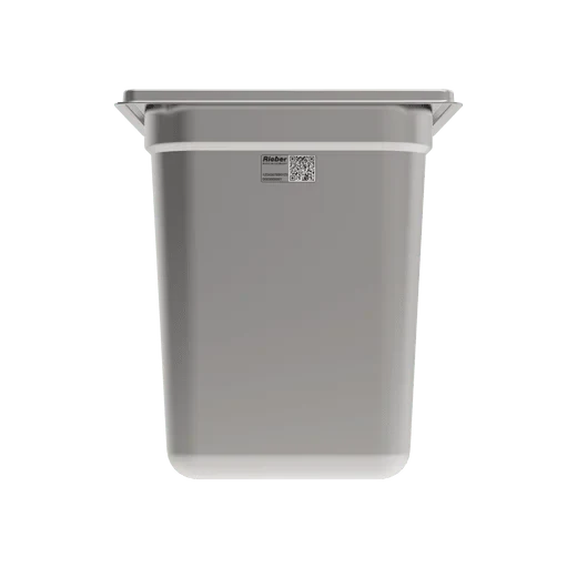 Rieber Bac GN en inox GN 1/6 - 200 mm, contenu : 2,8 litres, Mod. 16 200