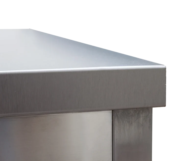 Table de travail professionnelle en inox 1600 x 700 mm - avec tablette inférieure