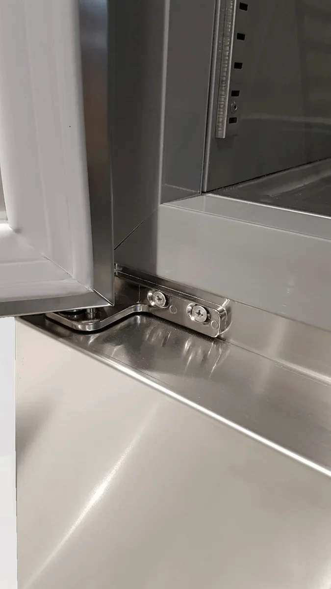 Armoire réfrigérée en acier inoxydable Coreco US Range 1400 avec portes vitrées