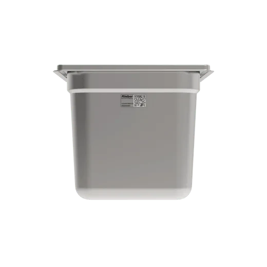 Rieber Bac GN en inox GN 1/6 - 150 mm, contenu : 2,1 litres, Mod. 16 150