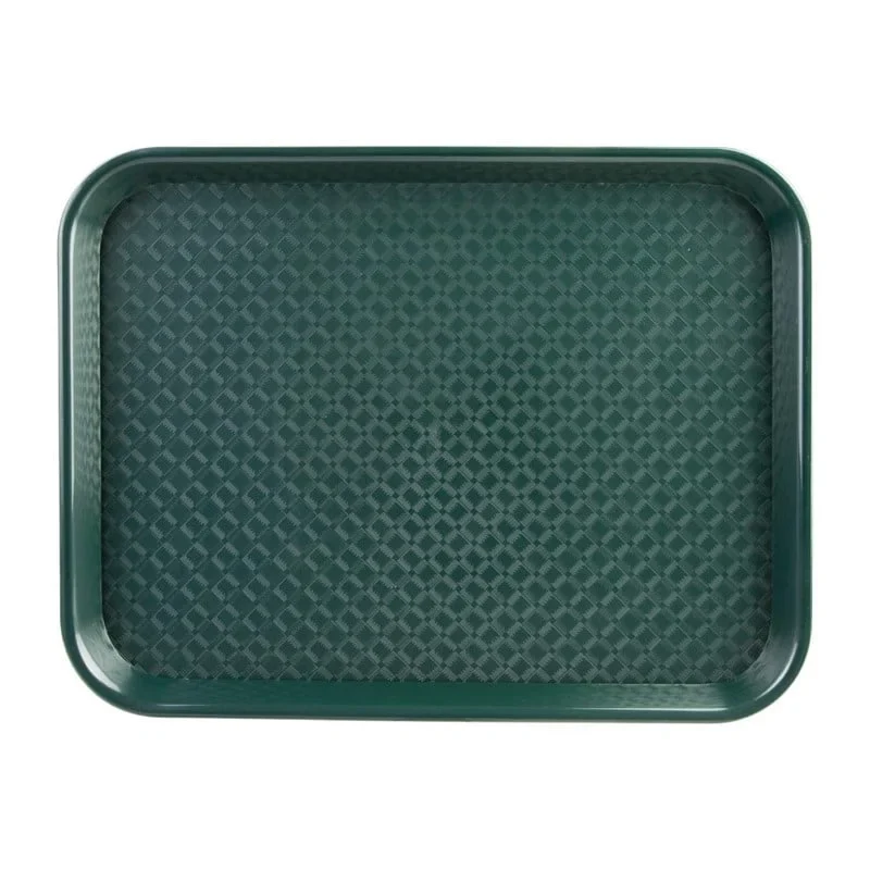 Plateau fast-food Kristallon vert 450 x 350 mm