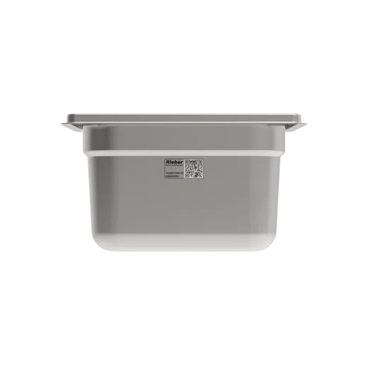 Rieber Bac GN en inox GN 1/9 - 100 mm, contenu : 0,7 litres, Mod. 19 100