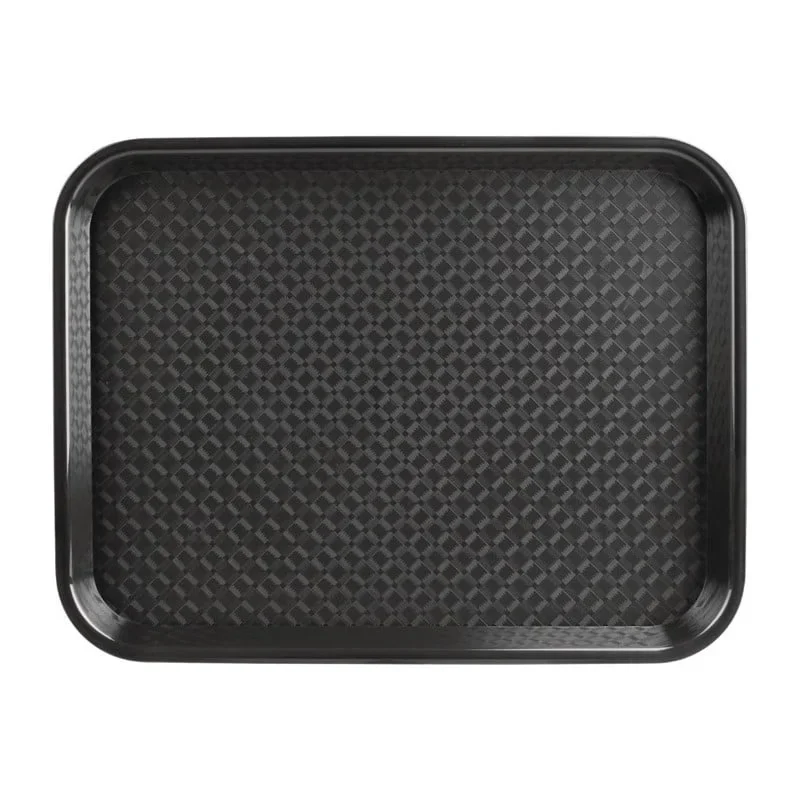 Plateau fast-food Kristallon noir 450 x 350 mm