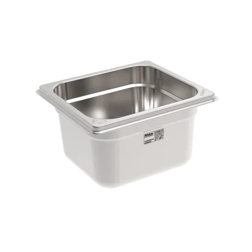 Rieber Bac GN en inox GN 1/6 - 100 mm, contenu : 1,4 litres, Mod. 16 100