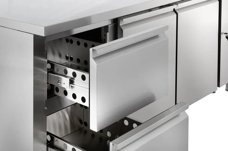 Bloc de tiroirs pour tables réfrigérées GastroHero ECO