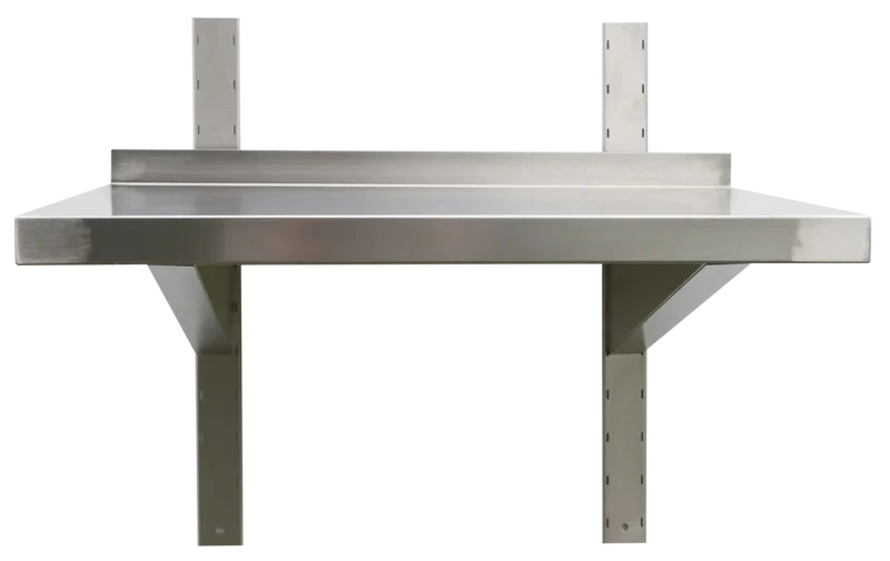 Étagère murale professionnelle en inox 1600 x 300 x 40 mm