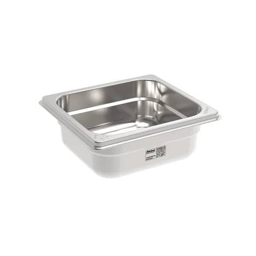 Rieber Bac GN en inox GN 1/6 - 65 mm, contenu : 0,9 litres, Mod. 16 065
