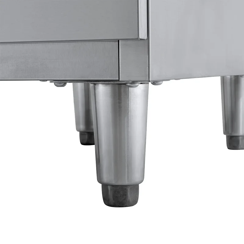 Meuble à tiroirs en acier inoxydable BASIC, 3 tiroirs, unité 700, AISI 201