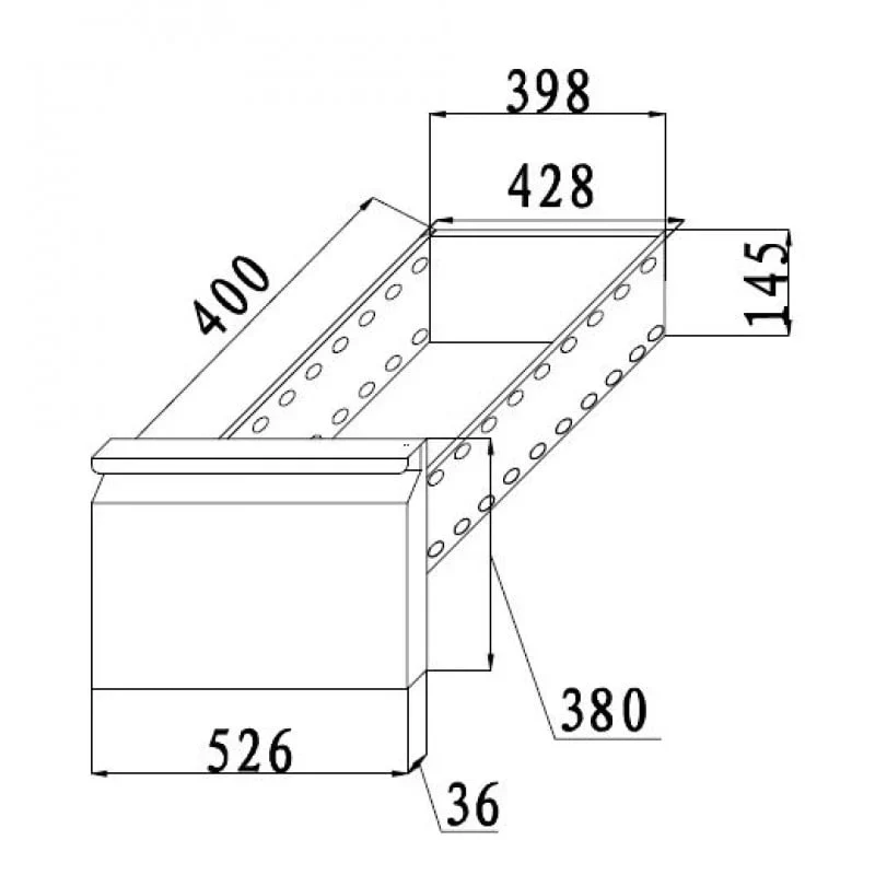 Table réfrigérée Polar Série G avec 6 tiroirs
