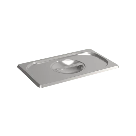 Rieber Couvercle GN en inox GN 1/4 standard avec poignée encastrée, Mod. 141