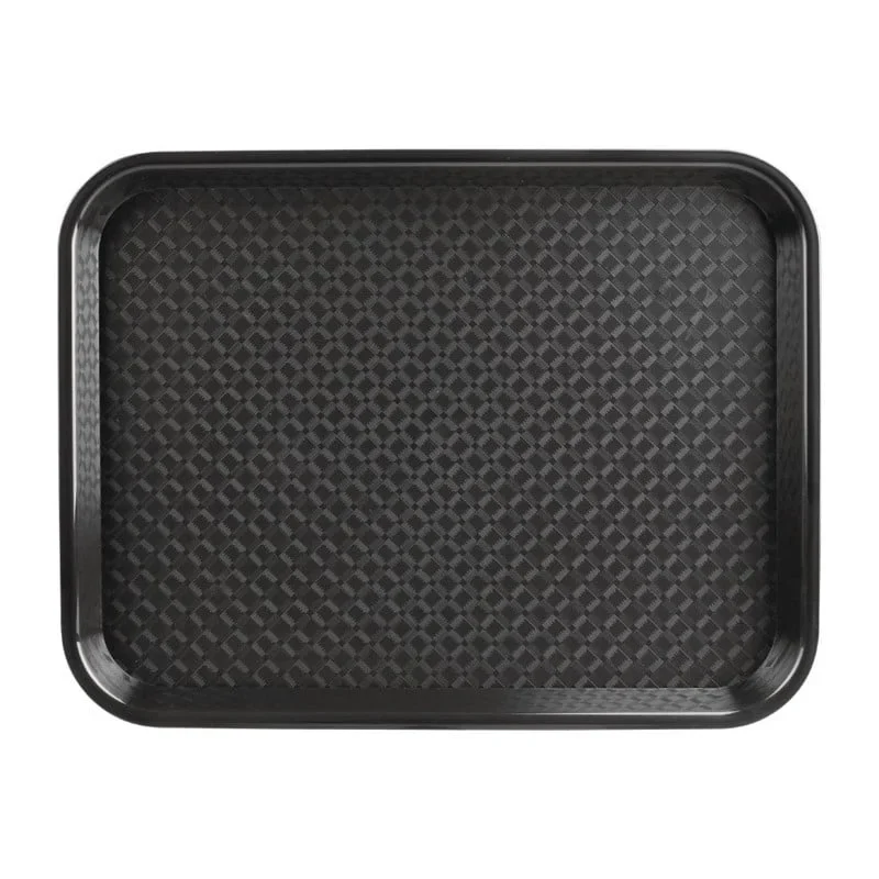 Plateau fast-food Kristallon noir 345 x 265 mm
