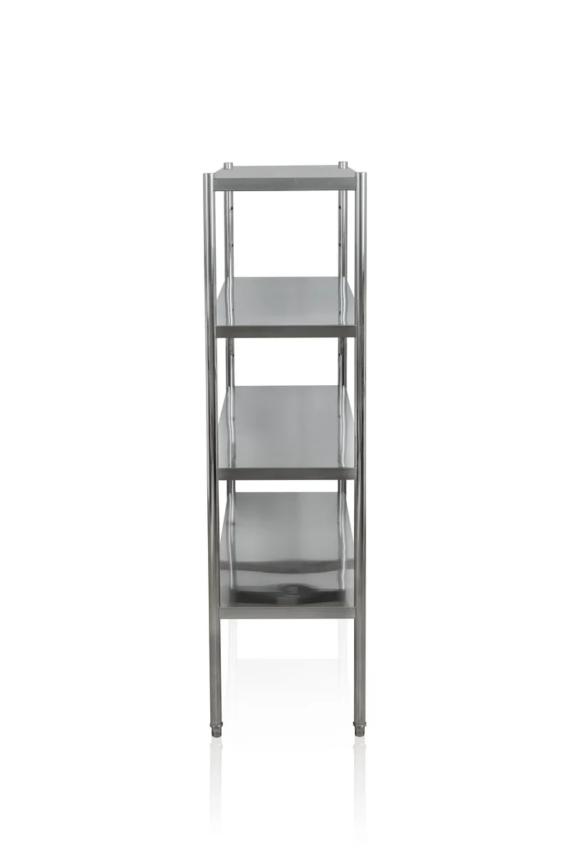 Étagère en inox AISI 201 Basique 1500x500x1800 mm, à monter soi-même