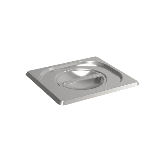 Rieber Couvercle GN en inox GN 1/6 standard avec poignée encastrée, Mod. 161