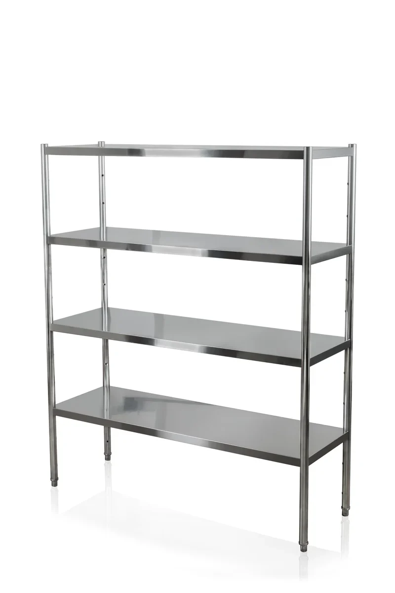 Étagère en inox AISI 201 Basic 1200x500x1800 mm, à monter soi-même