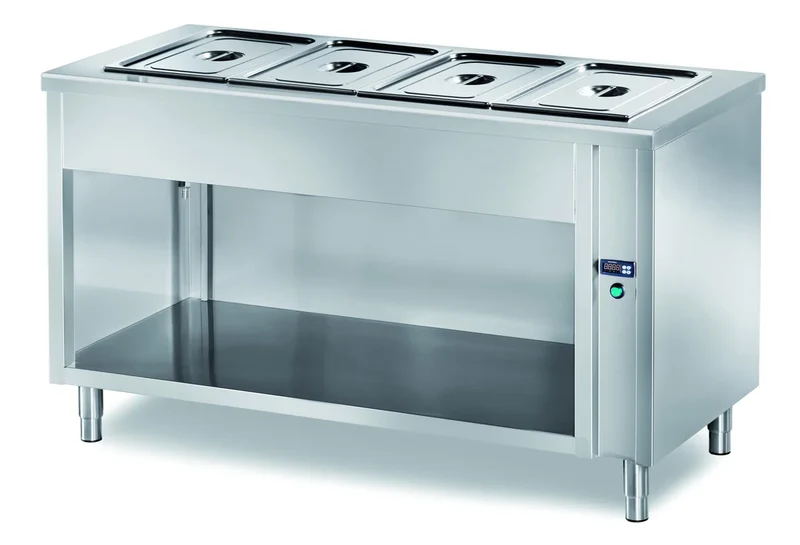 Table de maintien au chaud en libre-service PROFI ouverte 2000x700x890 - 5x GN 1/1