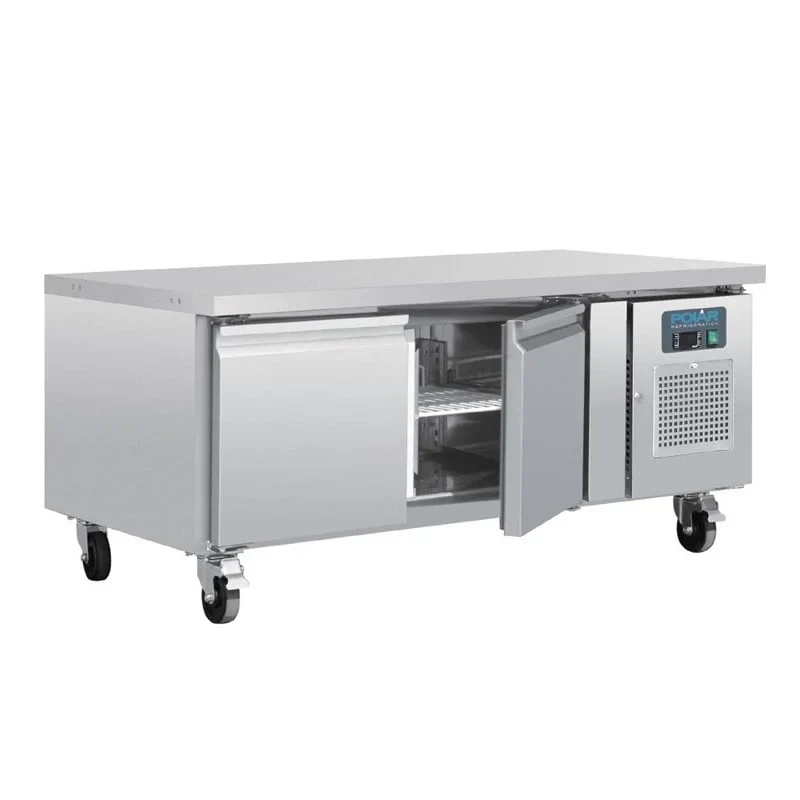 Polar Série U Table réfrigérée GN 2 portes 214L
