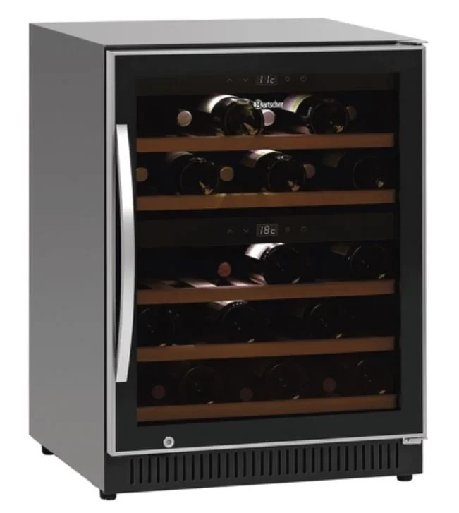 Armoire à vin Bartscher 2 zones, 40 bouteilles