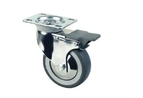 1x roulette avec frein pour tables de travail ECO