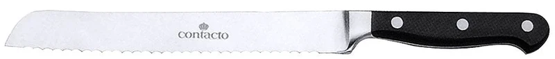 Couteau à pain avec manche en mélamine, lame dentelée, longueur de lame 8 1/4 pouces