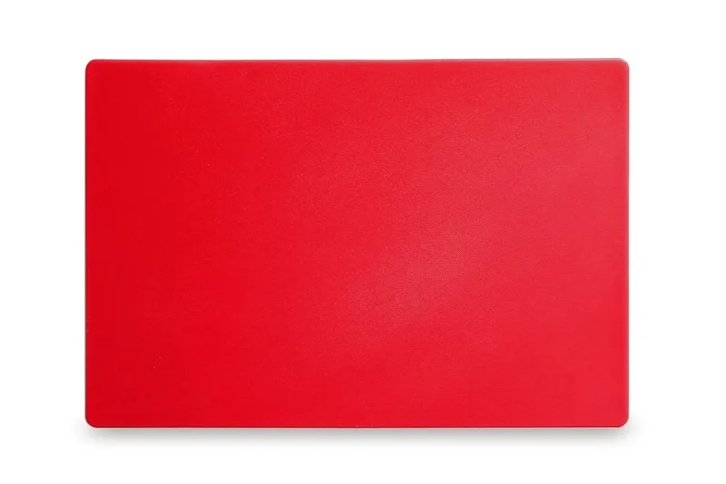 Planche à découper 45 x 30 x 1,3 cm - HDPE rouge