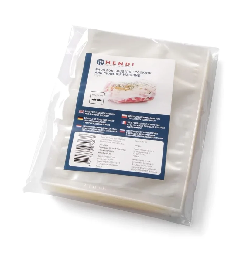 Sachets de cuisson sous vide en PP 150x200 mm