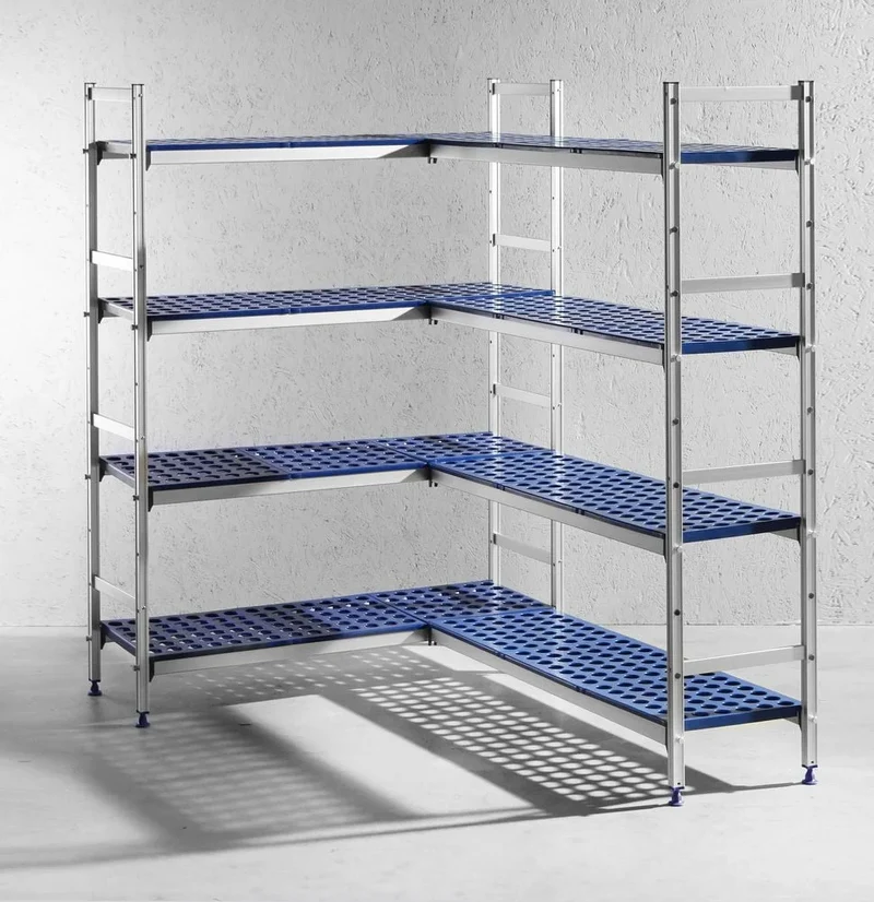 Étagère en aluminium - 1280x405x(H)1685mm