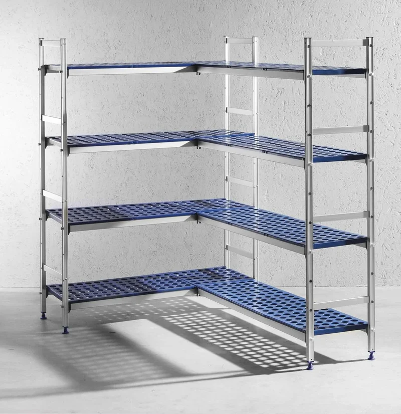 Système d’étagères 4 niveaux 2x GN 1060x325x1685 mm