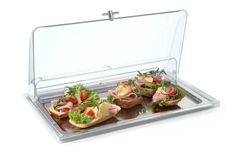 Plateau de service en acier inoxydable GN 1/1