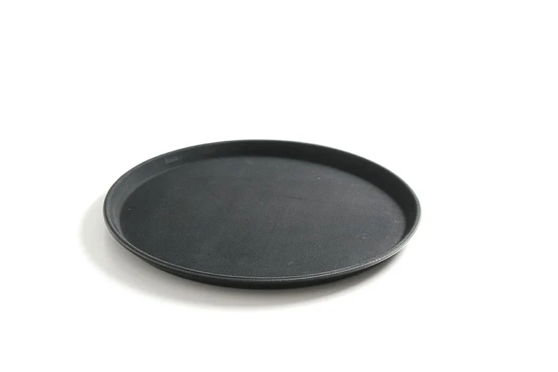 Plateau de service rond - 360mm - noir