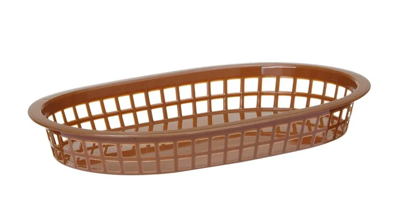 Paniers de service Hendi style fast-food, rouge, 6 pcs, 275x175x(H)38mm