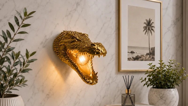 Lampe murale Crocodile 🐊
