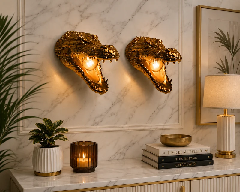 Lampe murale Crocodile 🐊