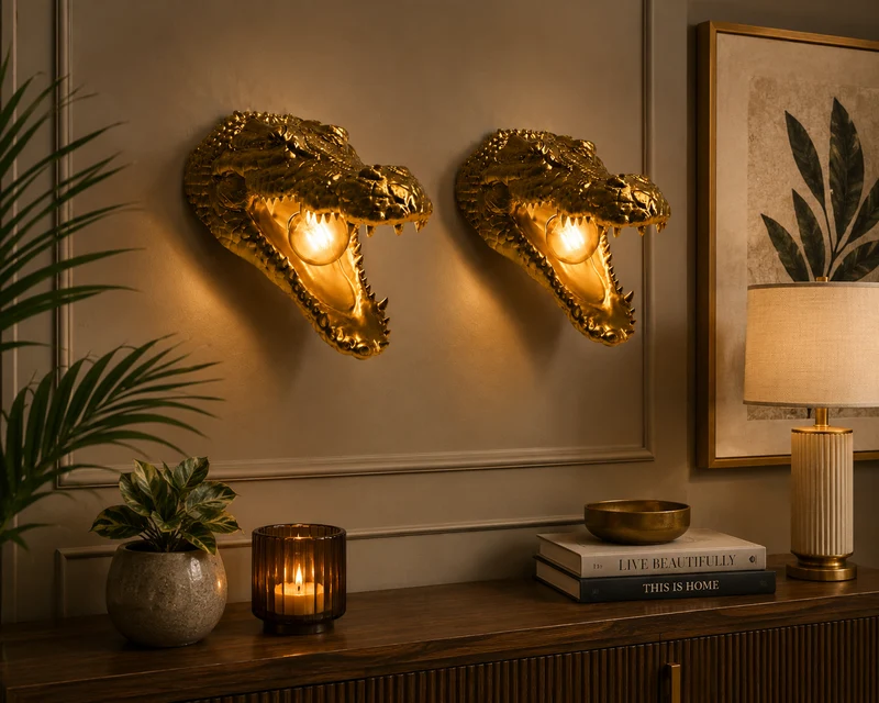 Lampe murale Crocodile 🐊