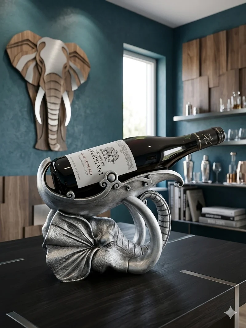 Porte Bouteille Éléphant 🐘