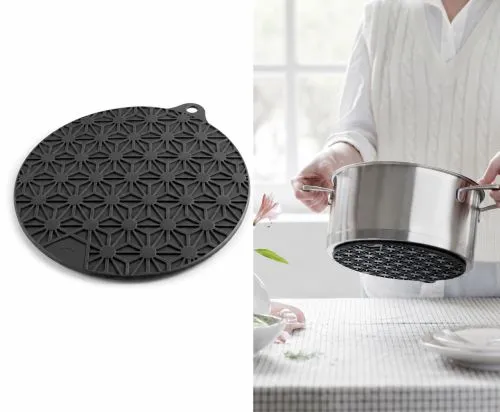 Dessous de plat avec support magnétique bois ou silicone