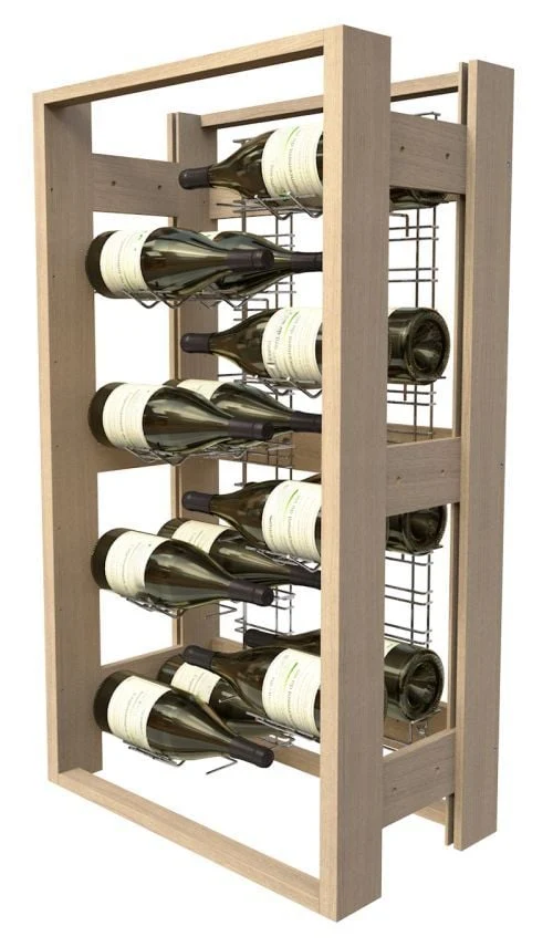 Casier à magnums bois – 16 bouteilles (sur commande)