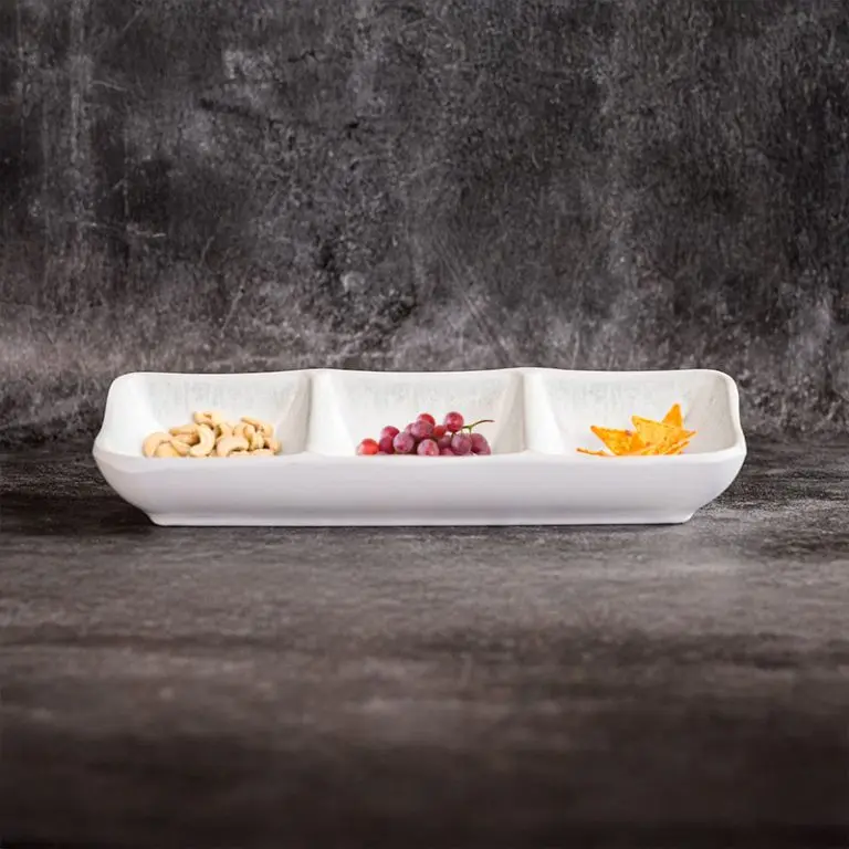 Assiettes plates et creuses en mélamine raffinée