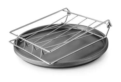 Support de cuisson 4 pizzas avec plaques - Pratique et écologique