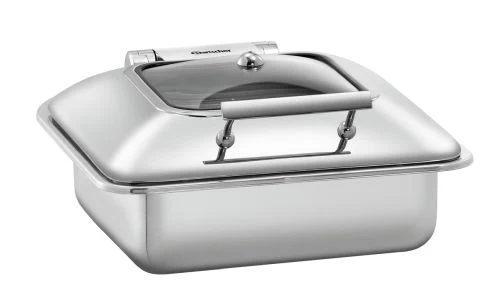 Chafing dish GN1/1 en inox – Couvercle amovible et fermeture douce