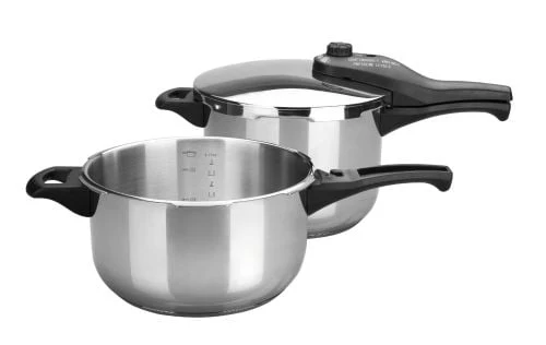 Cocotte minute inox 4L et 6L – Idéale 2 personnes – Tous feux induction