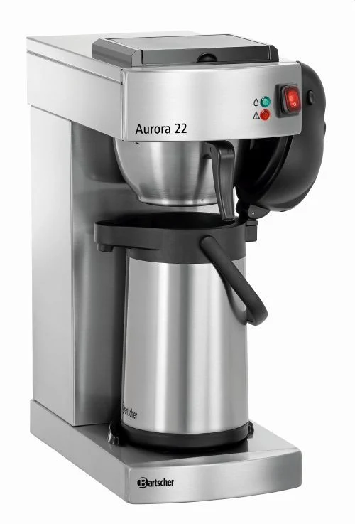Cafetière filtre inox avec thermos pompe 1,9 L
