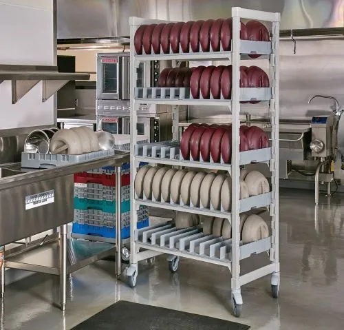 Chariot de séchage et rangement pour dômes et cloches