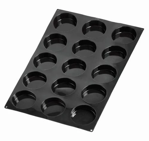 Moule silicone professionnel 15 cavités Ø100 mm