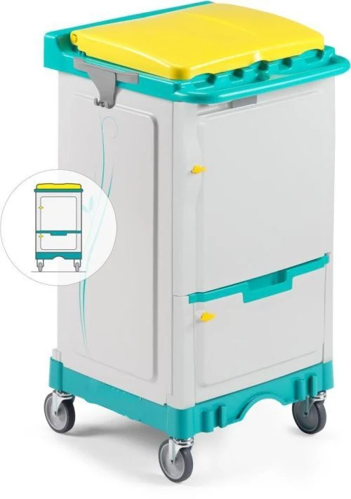 Conteneur de tri sélectif avec tiroir – 150 L modulable